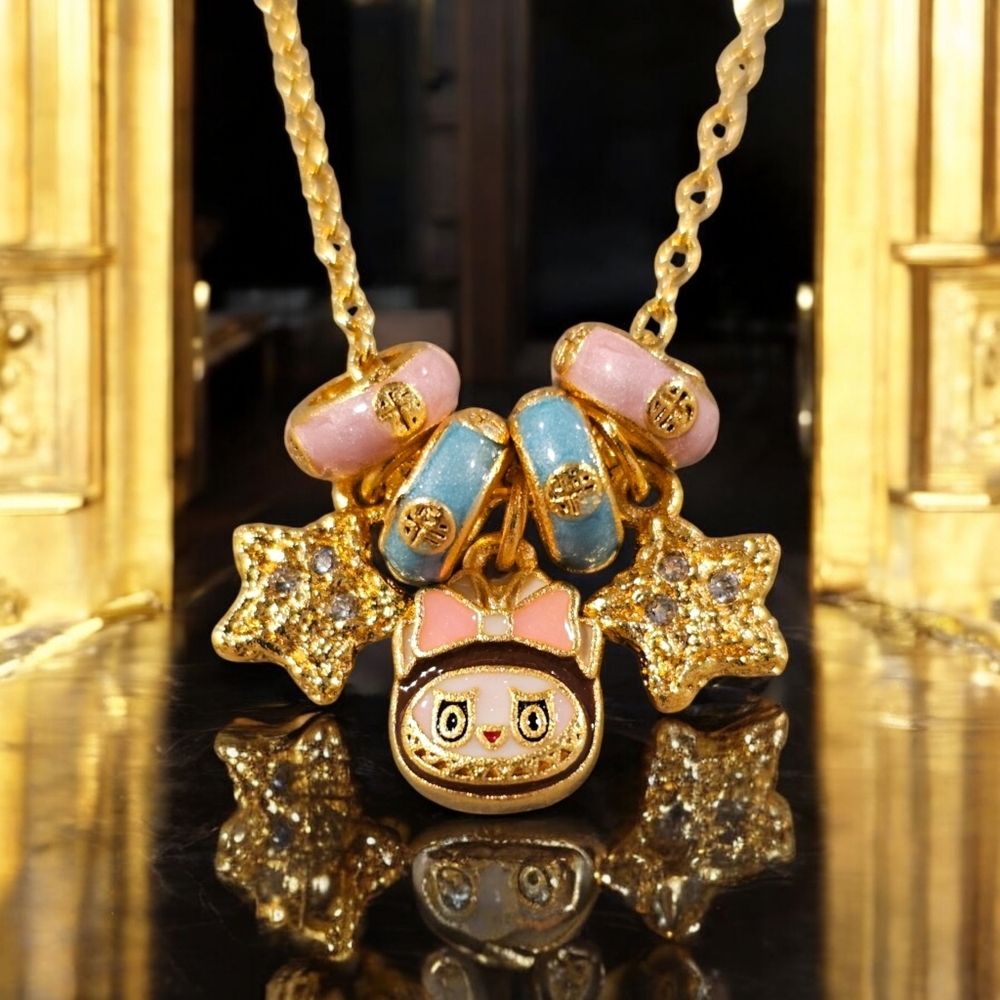 Labubu Charm Necklace